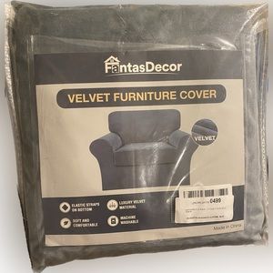 FantasDecor 2 piece furniture Cover Stone Blue